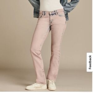 Lucky Brand Women's Light Pink Straight Leg Jeans